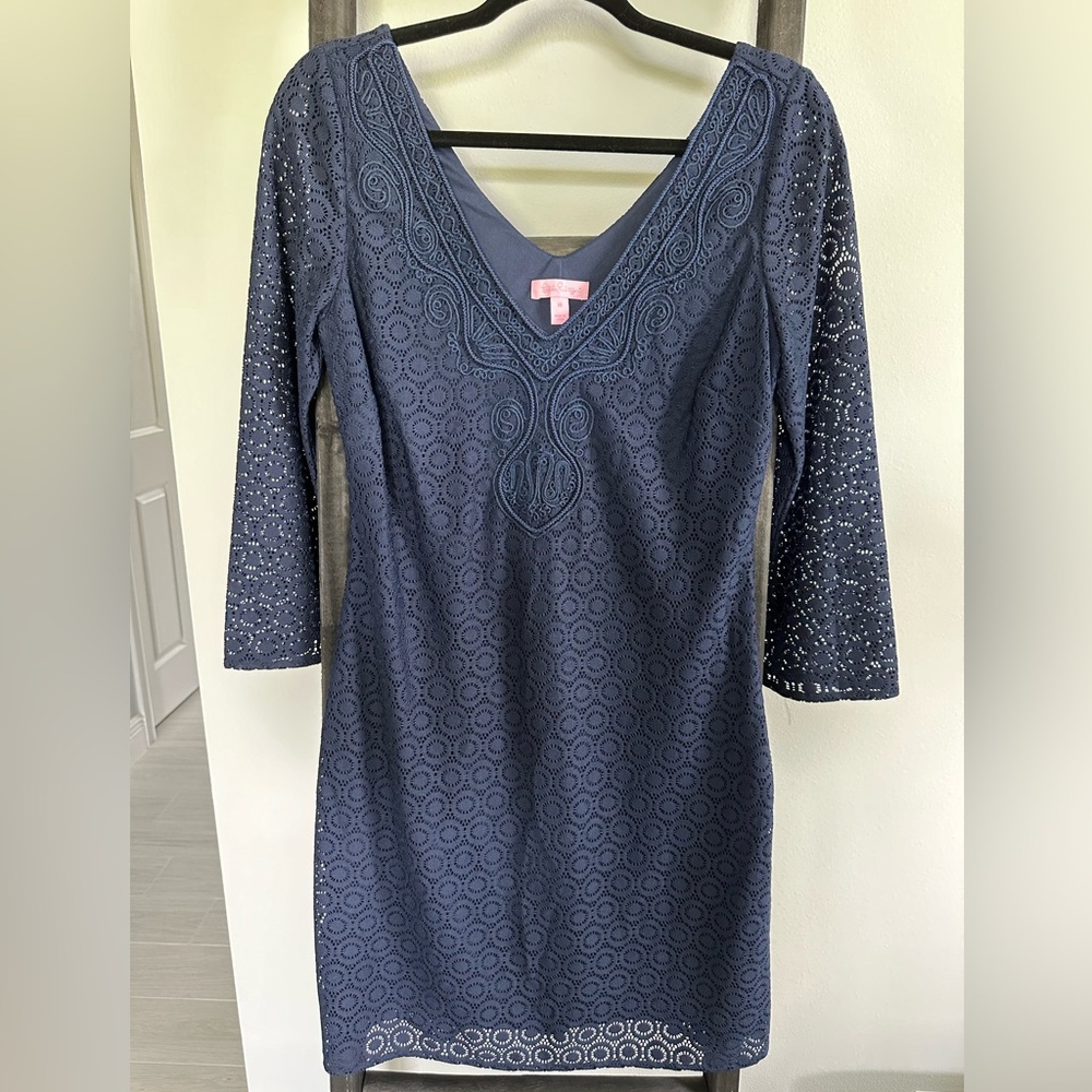 Lilly Pulitzer knit embroidered dress